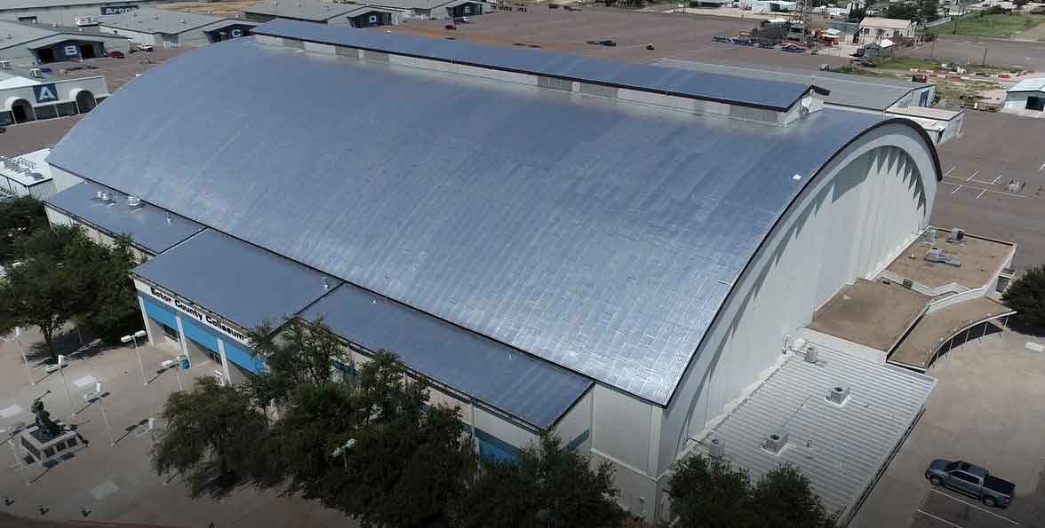 Ector County Coliseum Roof Project Texas Roof Management