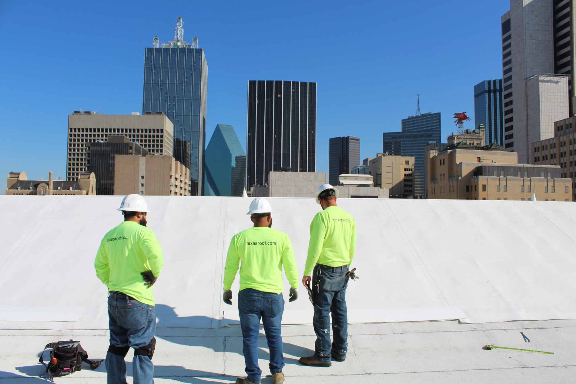 Emergency commercial roof repair